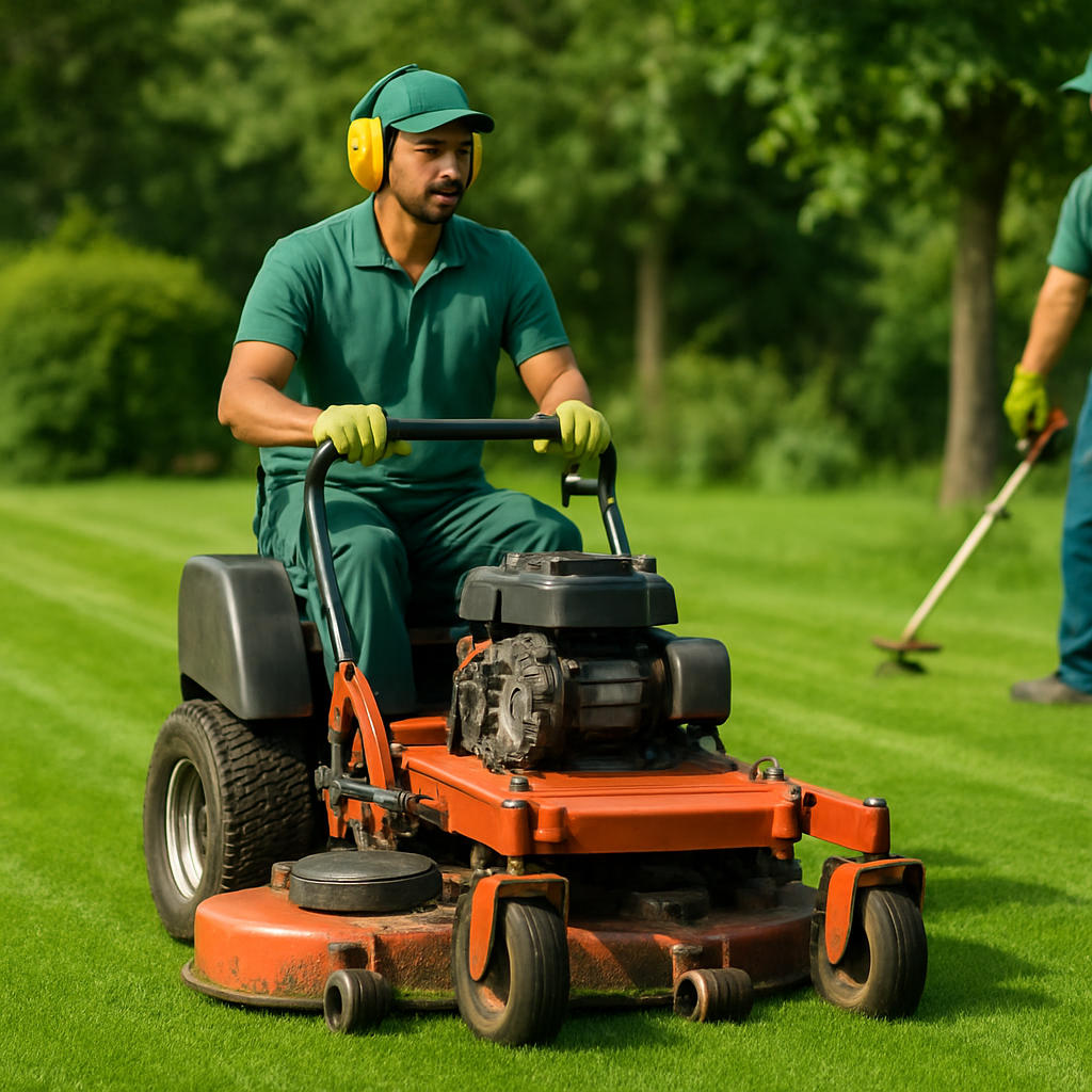 Página web optimizada para negocios de mantenimiento y cuidado del césped.