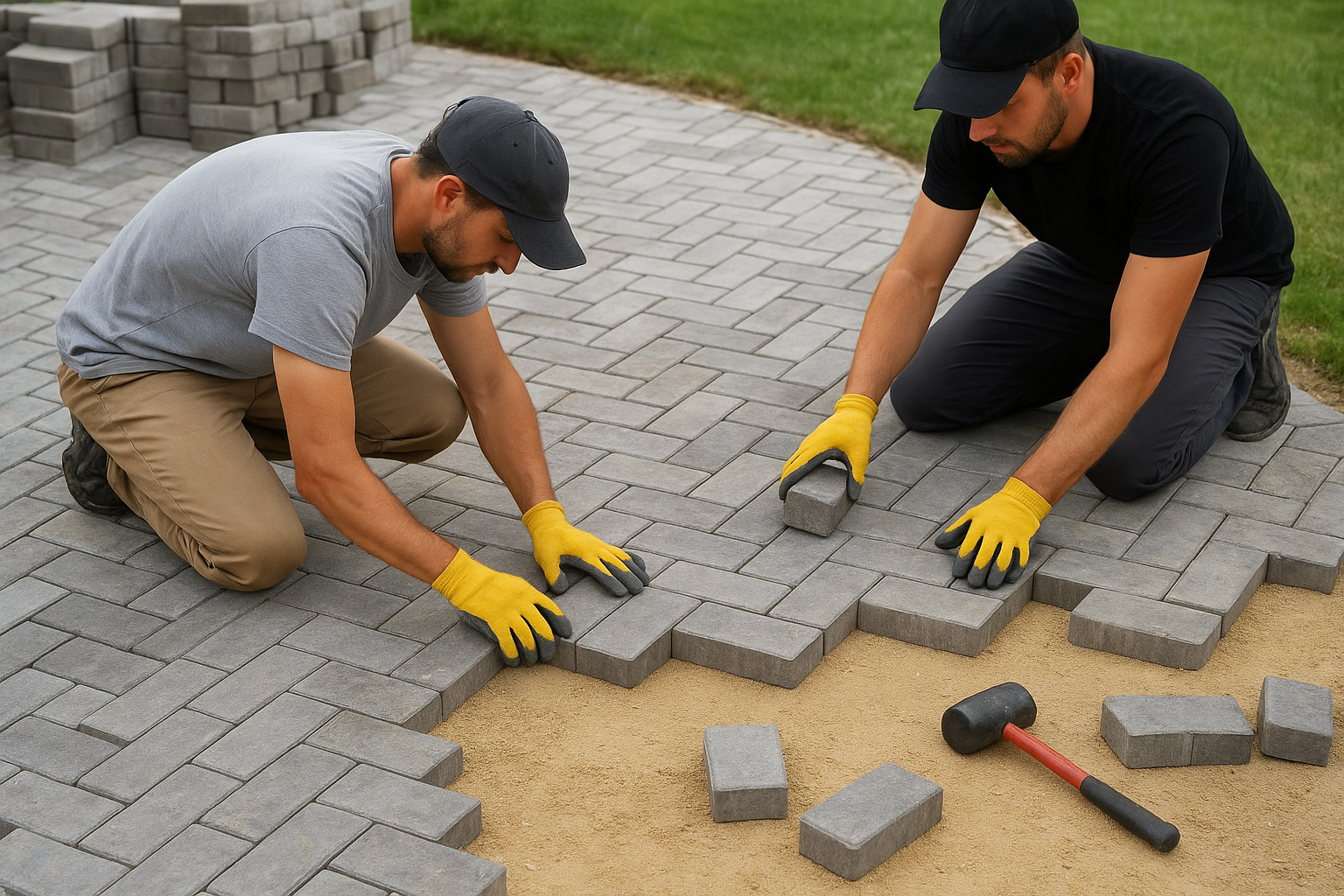 diseño web para negocios de hardscaping orientados a clientes premium